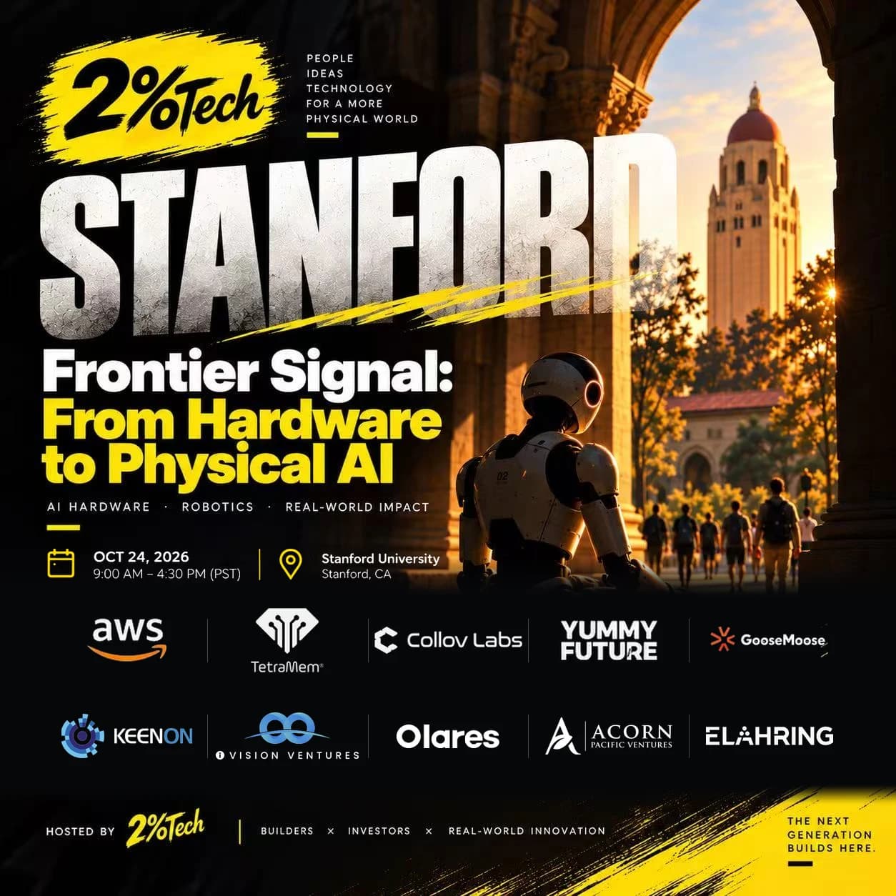 Stanford Frontier Signal: From Hardware to Physical AI event artwork